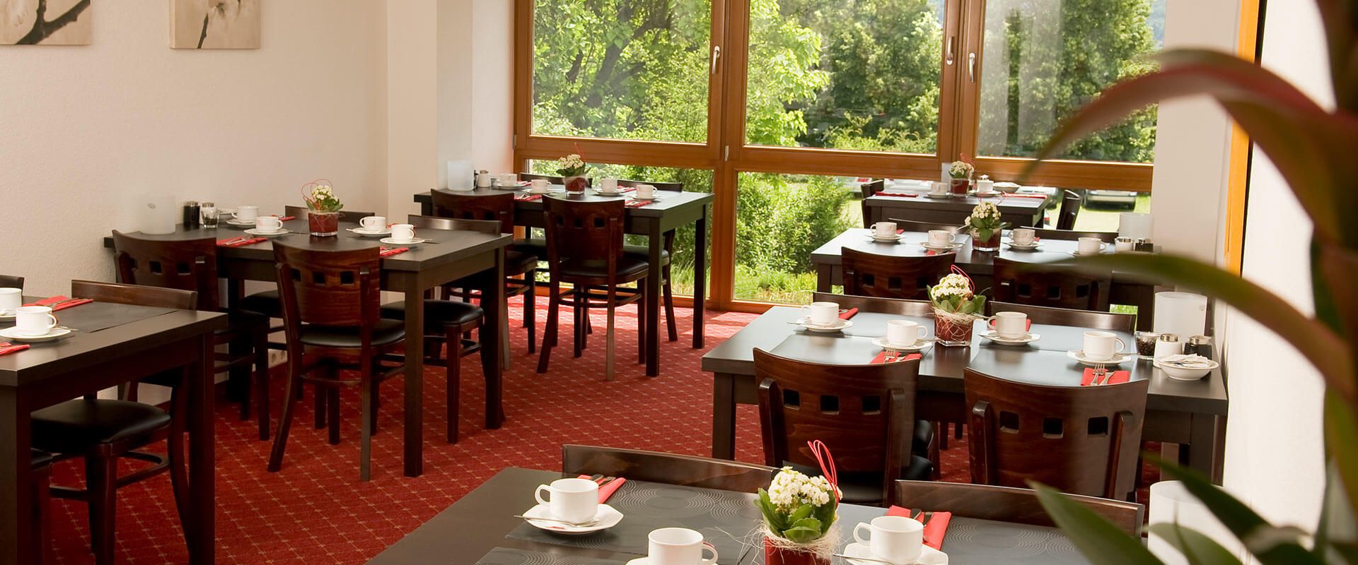Frühstücksraum im Aqualon Hotel Schweizerblick